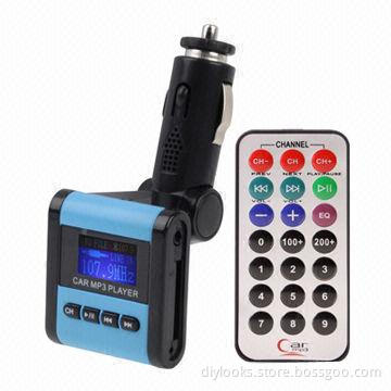 Car MP3 FM Transmitter, Supports USB Flash Disk and SD Card